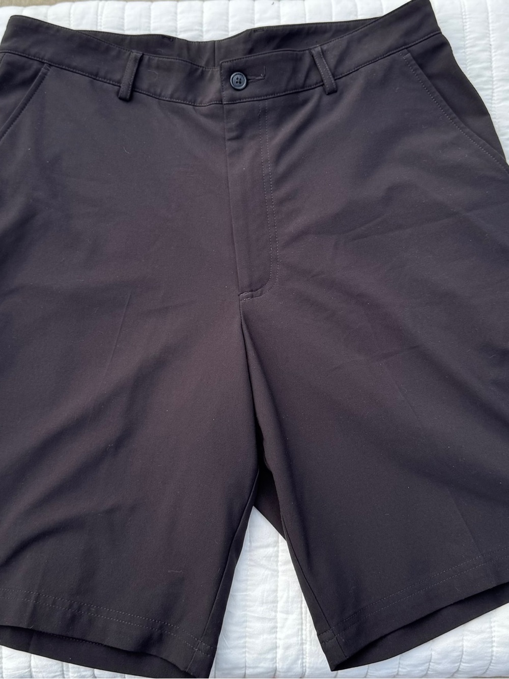 Pebble Beach Black Athletic Shorts